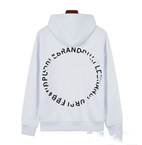 Design Circular Logo Hoodie White - 1
