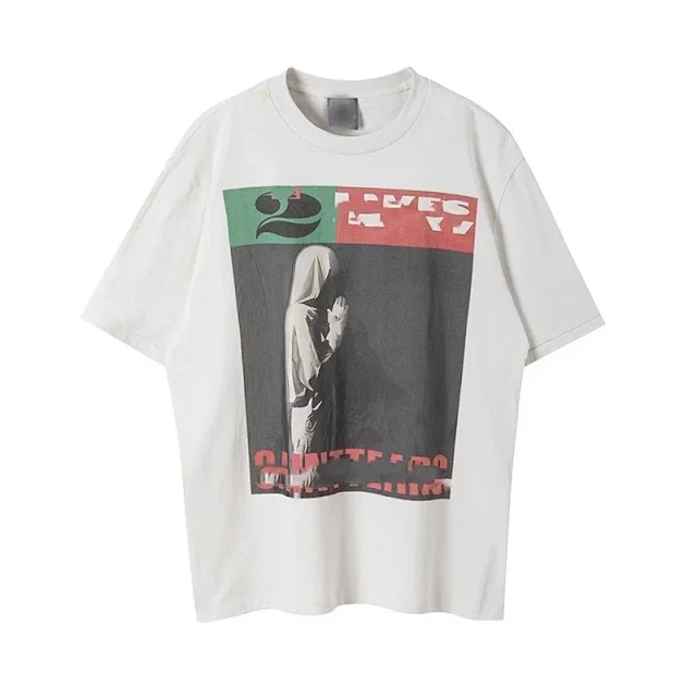 Unbranded T-Shirts Oversized crew-neck graphic print T-shirt product detail image 6