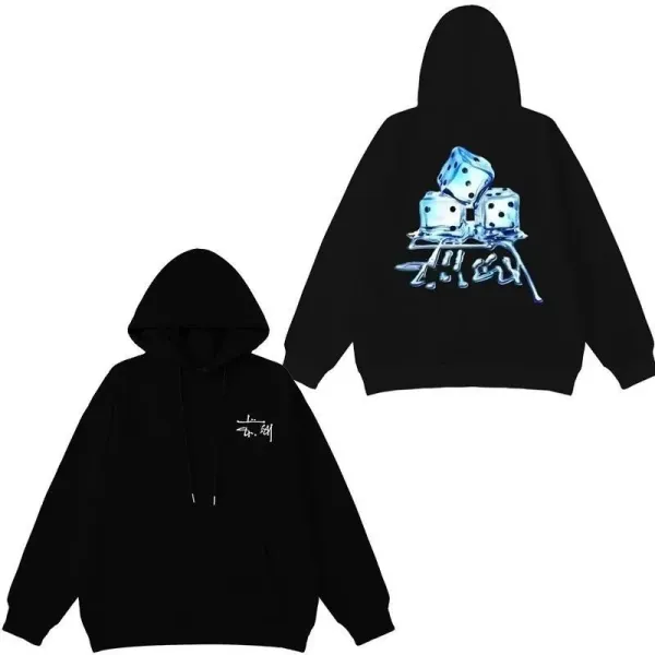 Stüssy Dice Stack Black Hoodie - 1