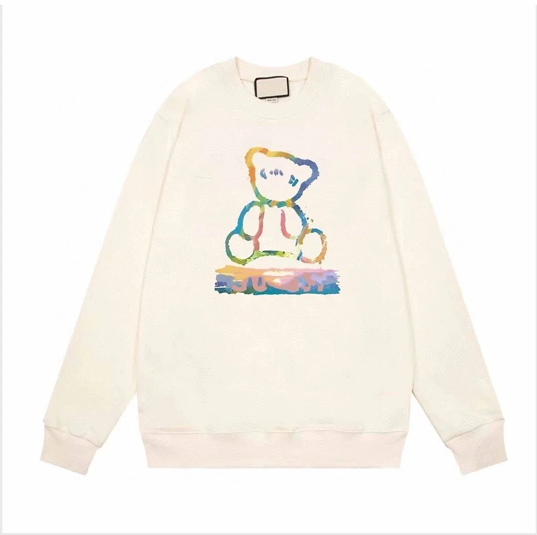 Gucci Rabbit Print Crewneck Sweatshirt Beige Hoodie - 4