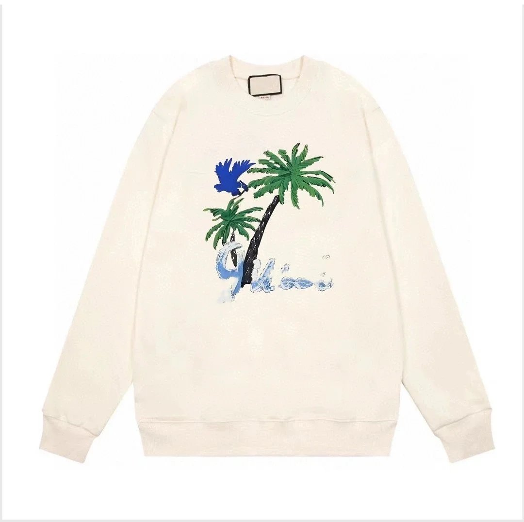 Gucci Rabbit Print Crewneck Sweatshirt Beige Hoodie - 3