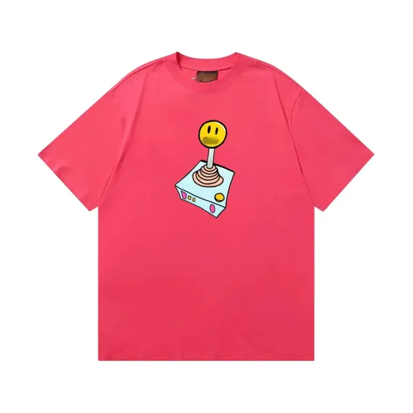 Design Joystick Smiley Pink T-Shirt - 1