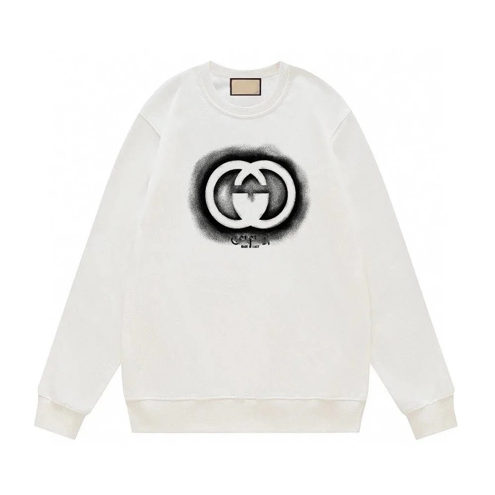 Gucci Rabbit Print Crewneck Sweatshirt Beige Hoodie - 6