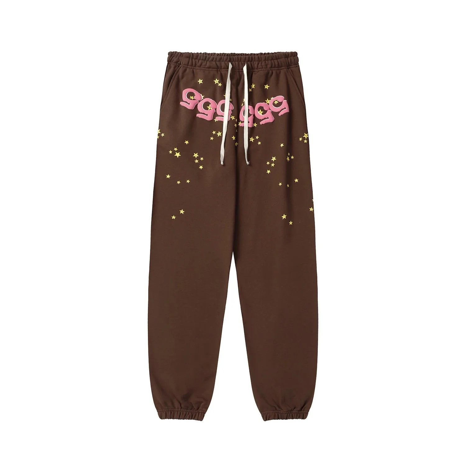 Spider! Starry Constellation Burgundy Sweatpants - 4