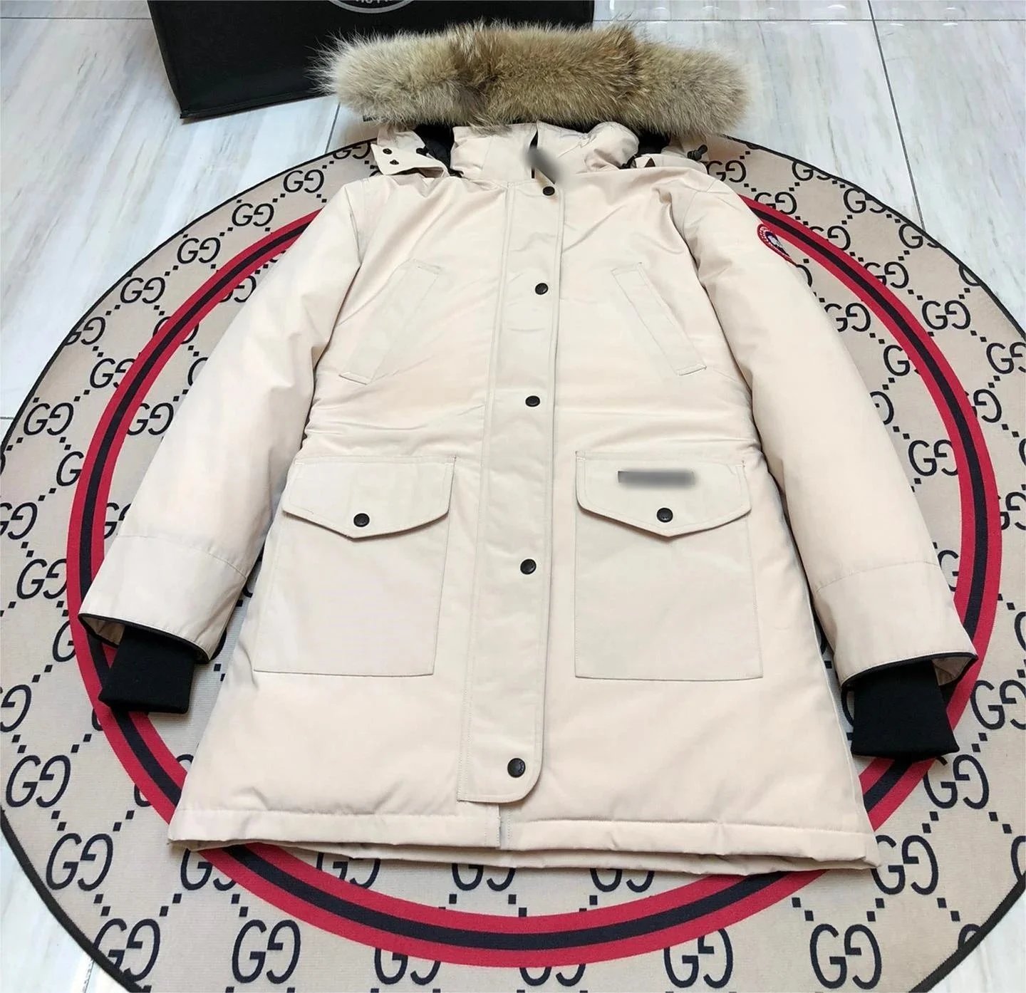 Moncler Maya Short Down Jacket Magenta - 4