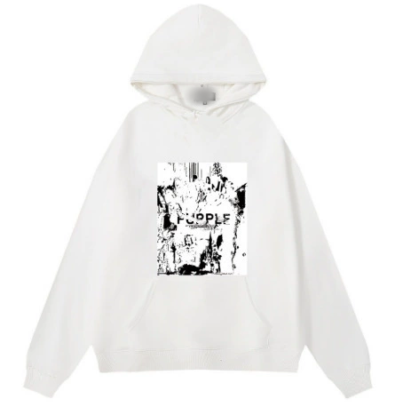 Purple Brand Hoodies & Sweatshirts Graphic-print pullover hoodie with kangaroo pocket — 24