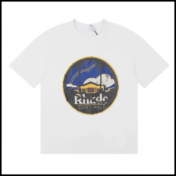 Design Ricardo Saint Malo Graphic Print White T-Shirt T-Shirts - 1