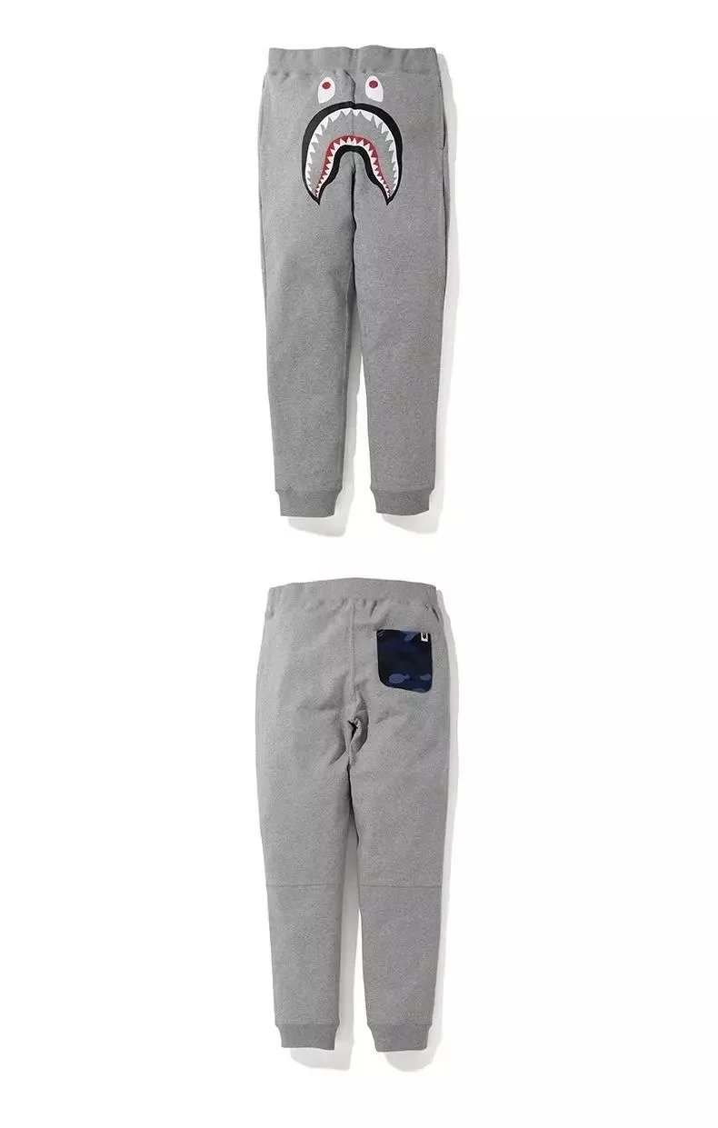 A Bathing Ape Shark Camo Red Sweatpants - 19