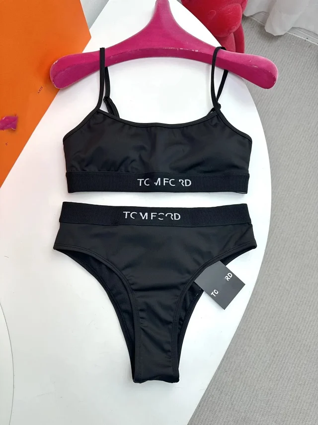 Celine Swimwear Triangle Bikini Set with Triomphe Hardware product detail image 7