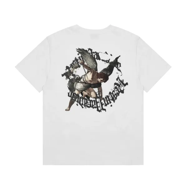 Design Angelic Warrior White T-Shirt - 1