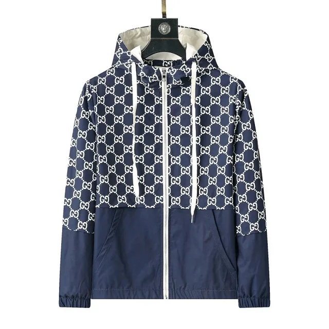 Gucci Jackets Hooded zip-front product detail image 7