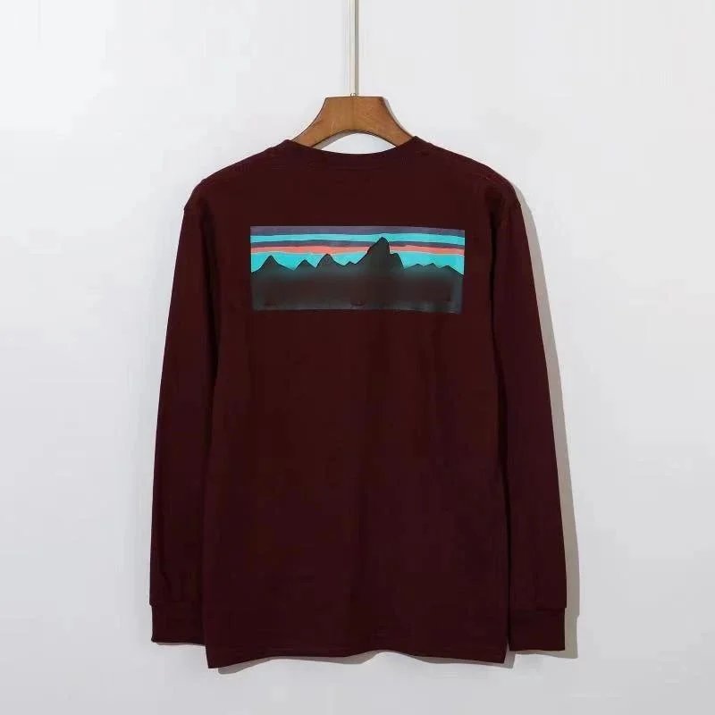 Patagonia T-Shirts Long-Sleeve P-6 Logo Responsibili-Tee — 26