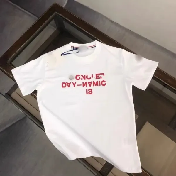 Design Reversed Text Graphic White T-Shirt - 1