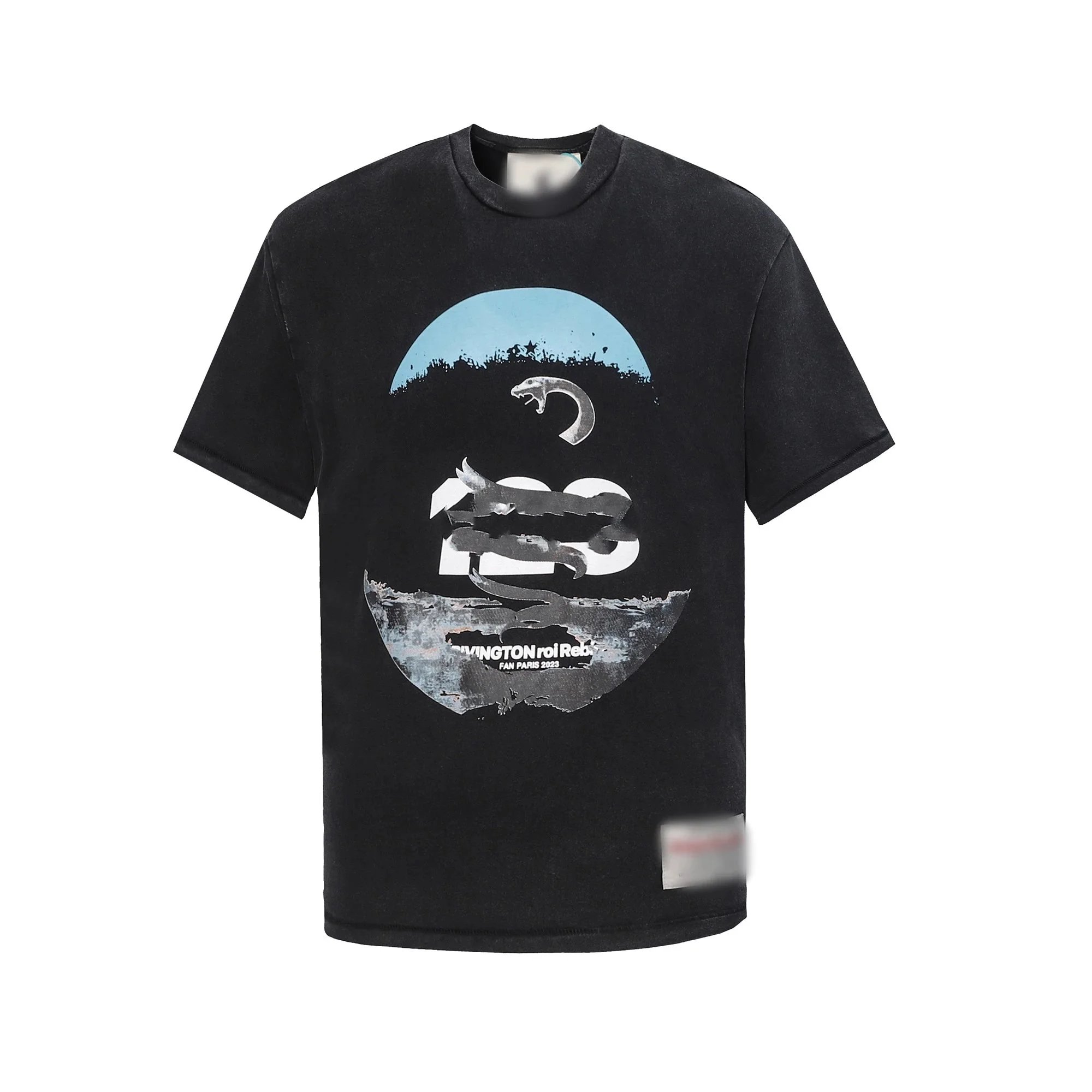 Givenchy x Livington Rol Rebs Fan Paris 2023 Graphic T-Shirt Black