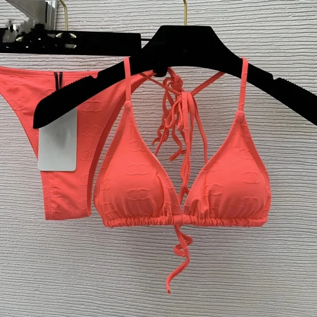 Celine Swimwear Triangle Bikini Set with Triomphe Hardware product detail image 1