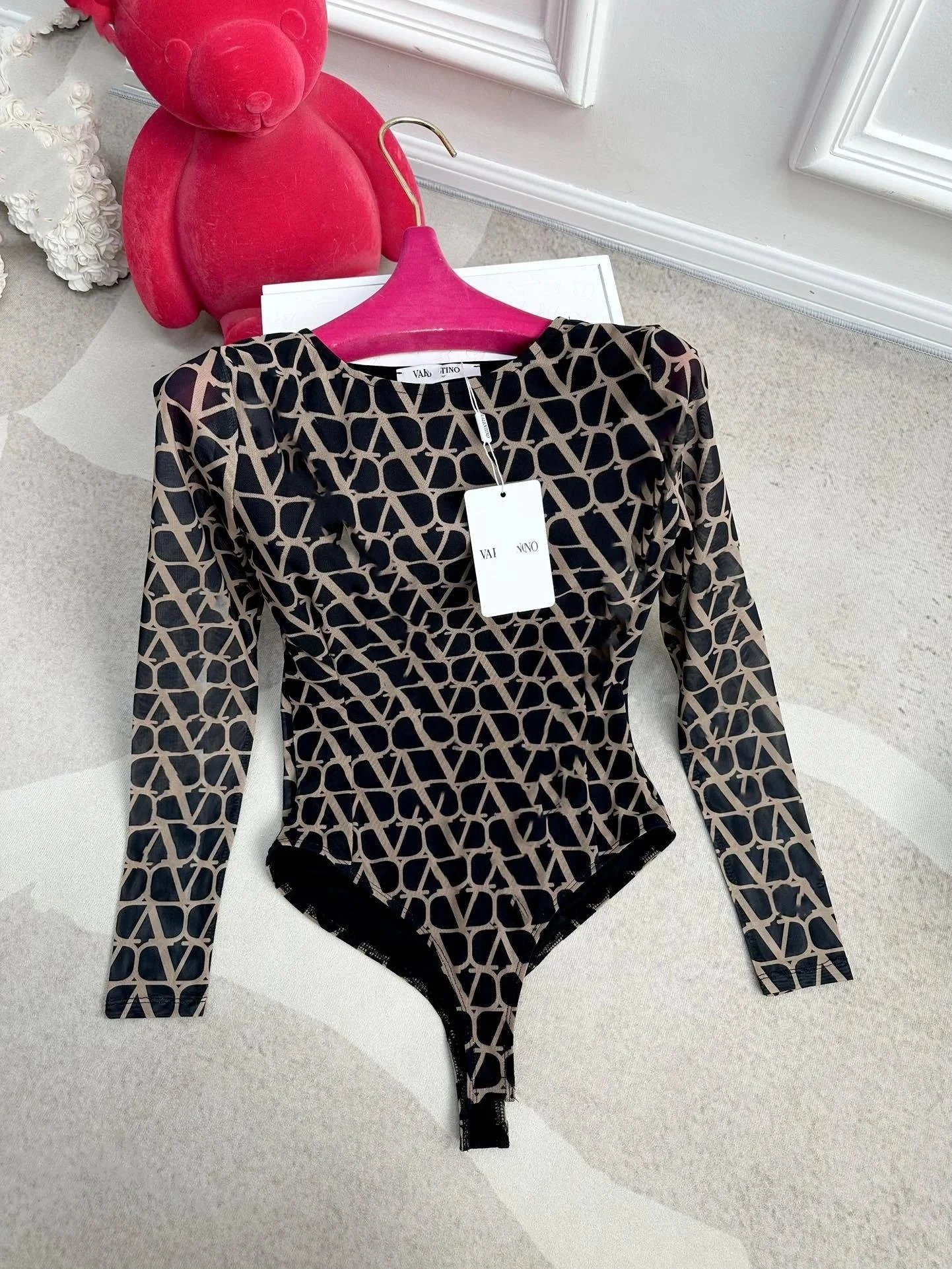 Prada Turtleneck Bodysuit Black Base Layer - 7