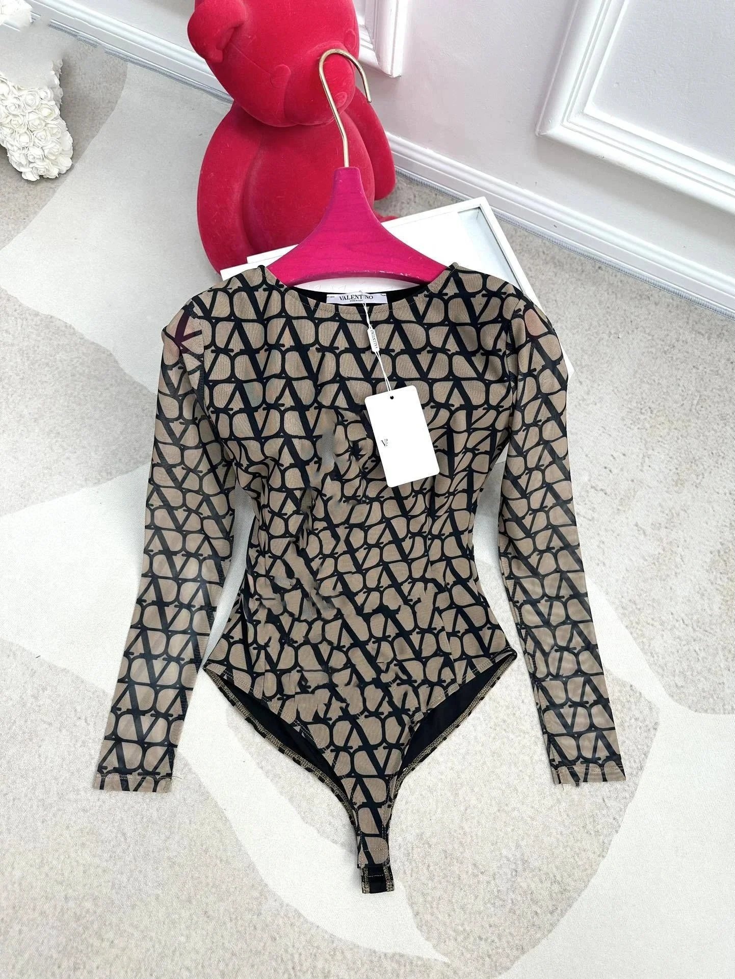 Prada Turtleneck Bodysuit Black Base Layer - 8