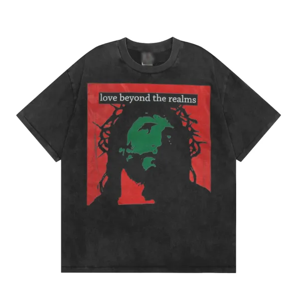 Design Love Beyond The Realms Graphic T-Shirt Black - 1