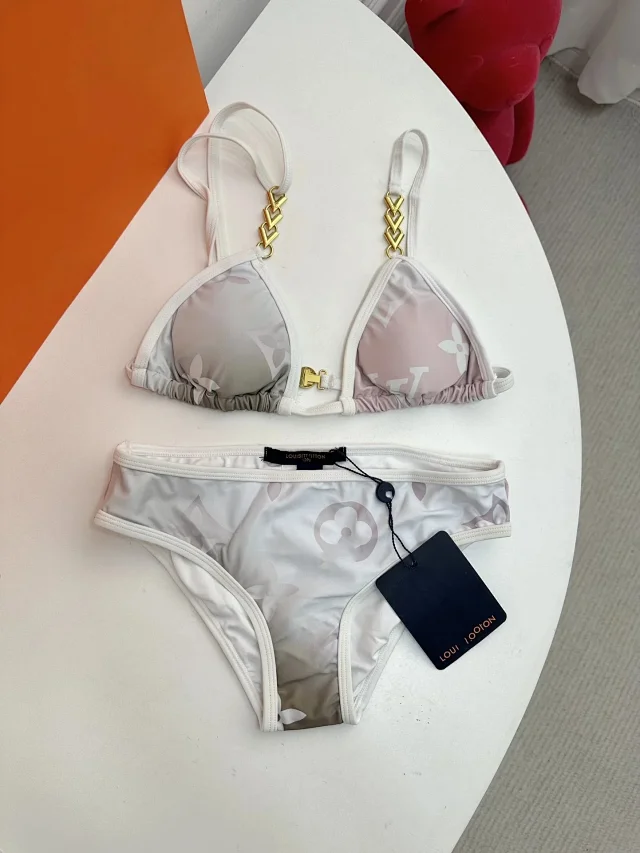 Celine Swimwear Triangle Bikini Set with Triomphe Hardware product detail image 11