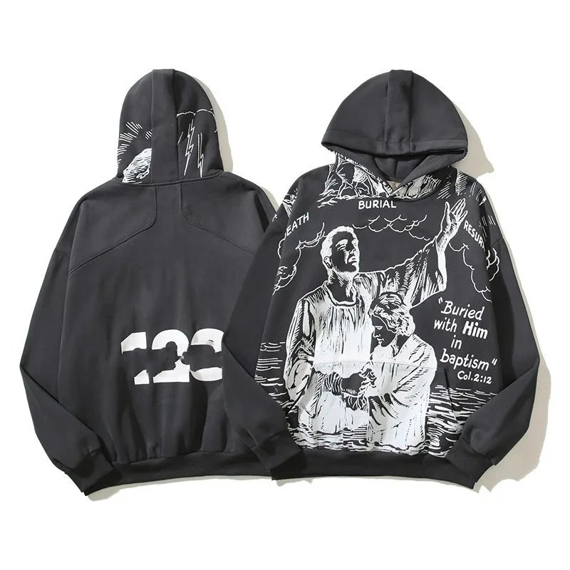 Unbranded Hoodies & Sweatshirts Graphic Pullover Hoodie image 2