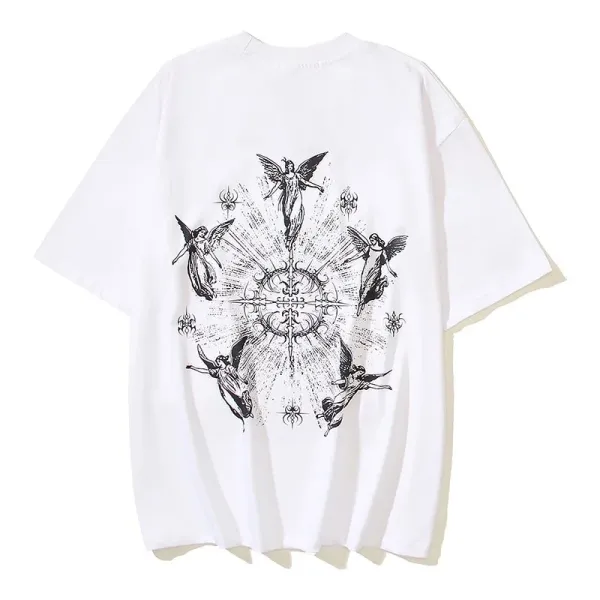 Design Angelic Radiance White Oversized T-Shirt - 1