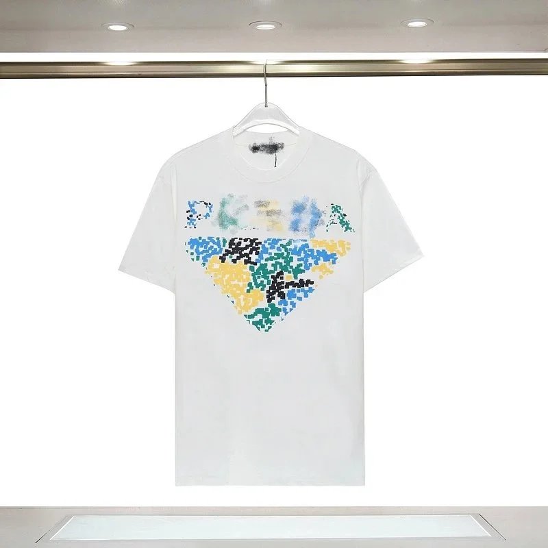 Prada Triangle Logo Print Black T-Shirt - 30