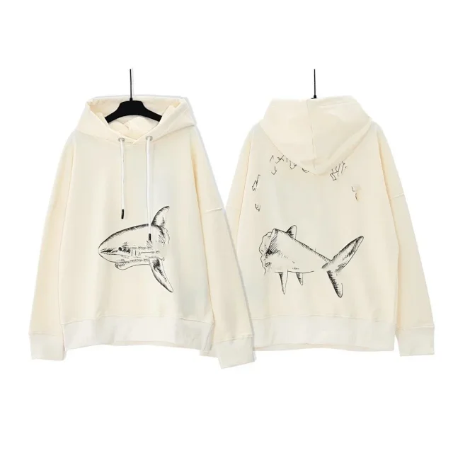 Palm Angels T-Shirts Long-Sleeve Crewneck Logo T-Shirt product detail image 7