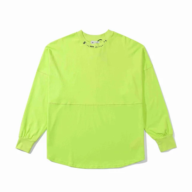 Palm Angels T-Shirts Long-Sleeve Crewneck Logo T-Shirt product detail image 4