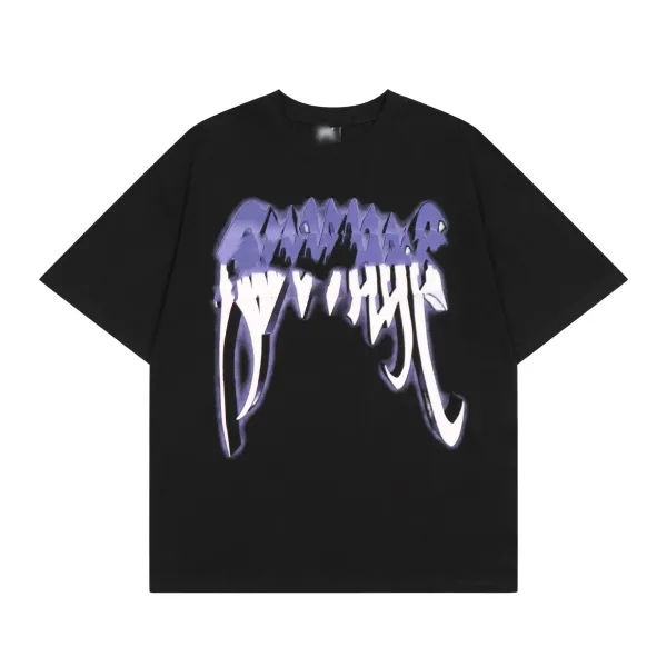 Design Graffiti Logo Black T-Shirt - 1