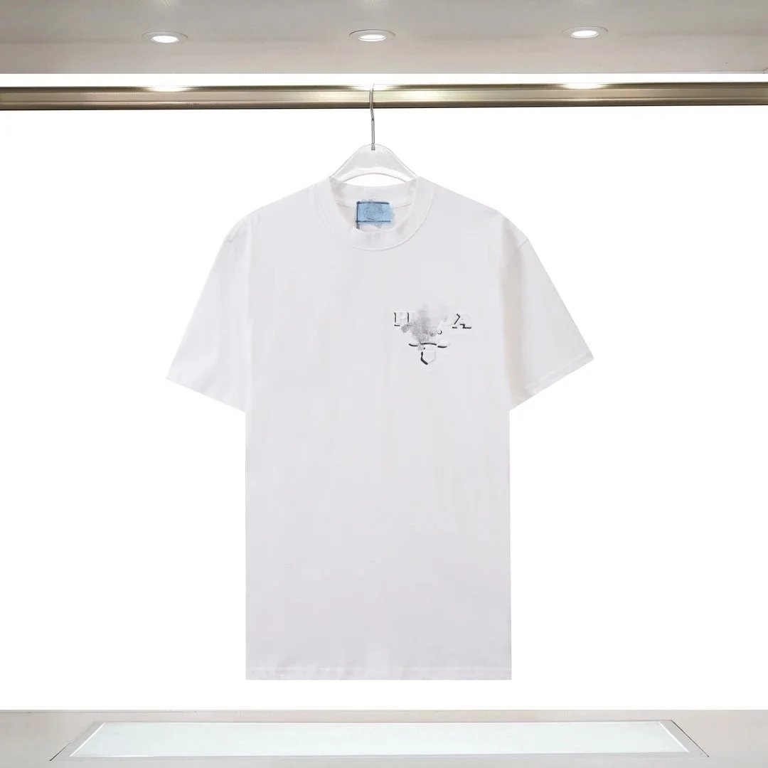 Prada Triangle Logo Print Black T-Shirt - 28