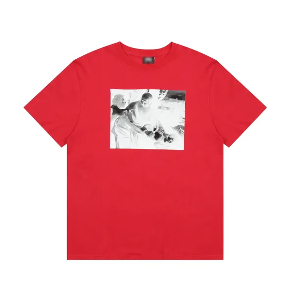 Design Graphic Print Red T-Shirt - 1
