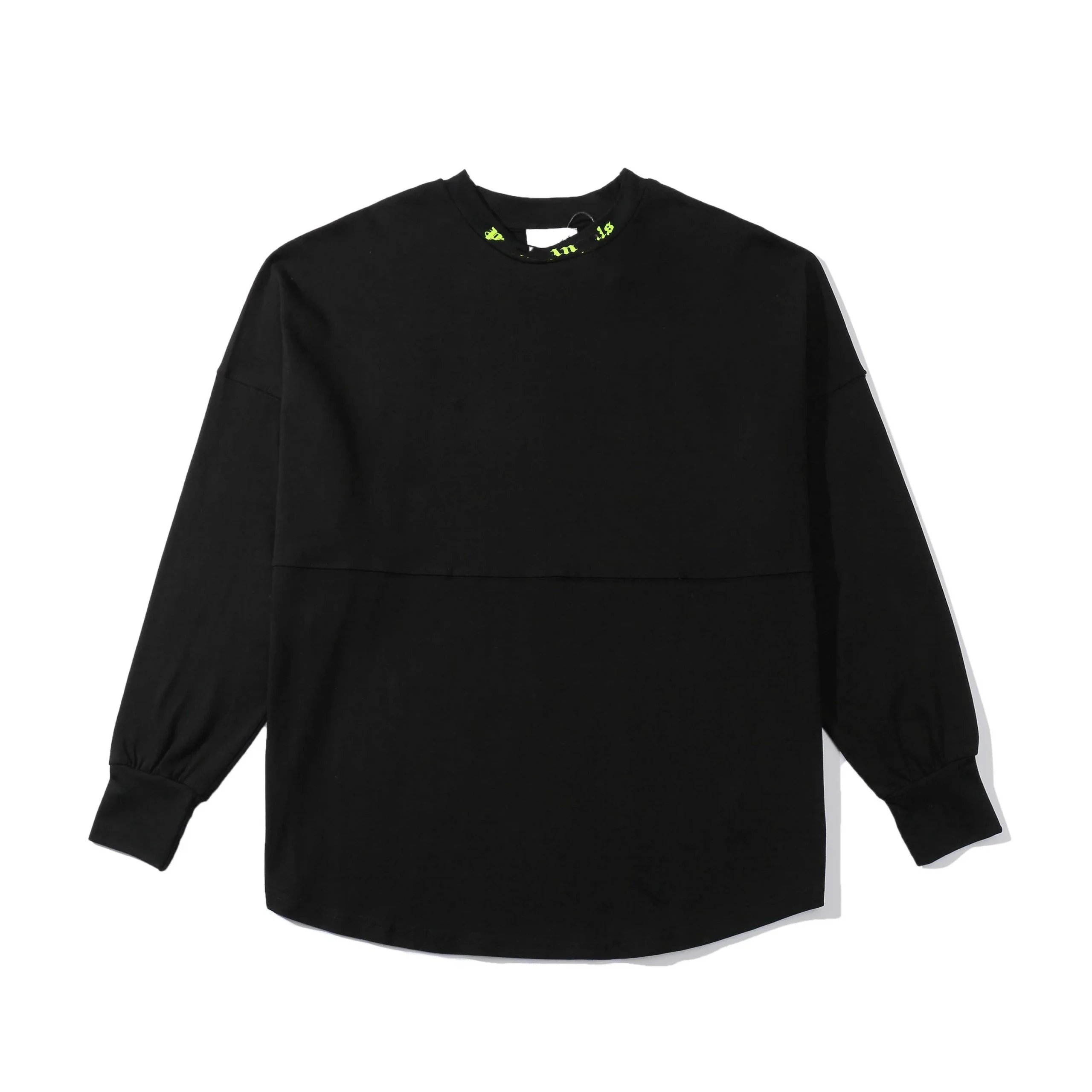 Design Oversized Long-Sleeve Spirit Jersey Mint Green Top - 3