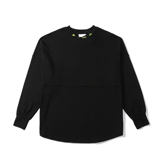 Palm Angels T-Shirts Long-Sleeve Crewneck Logo T-Shirt product detail image 2
