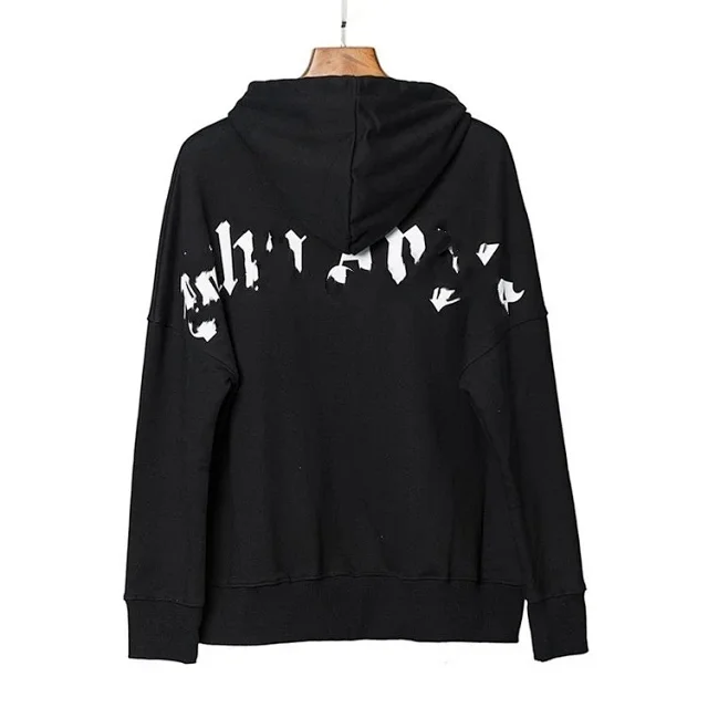 Palm Angels T-Shirts Long-Sleeve Crewneck Logo T-Shirt product detail image 11