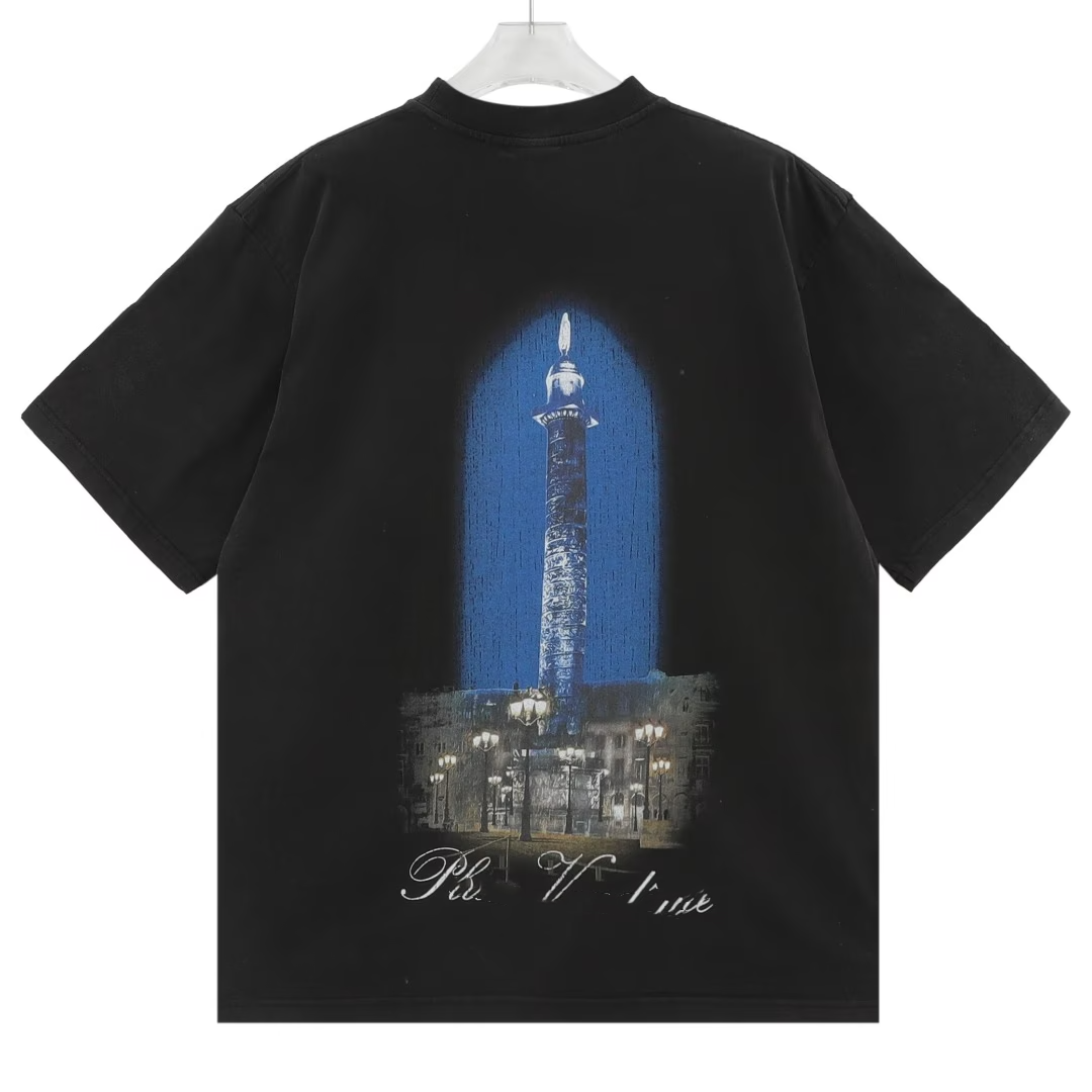 Balenciaga T-Shirts Oversized Graphic T-Shirt — 08