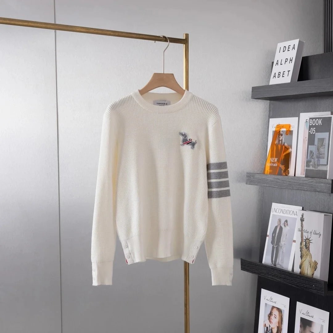 Thom Browne Knitwear Crewneck knit sweater image 4