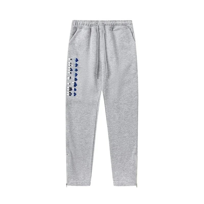 Design Distressed Gradient Sweatpants Black - 6