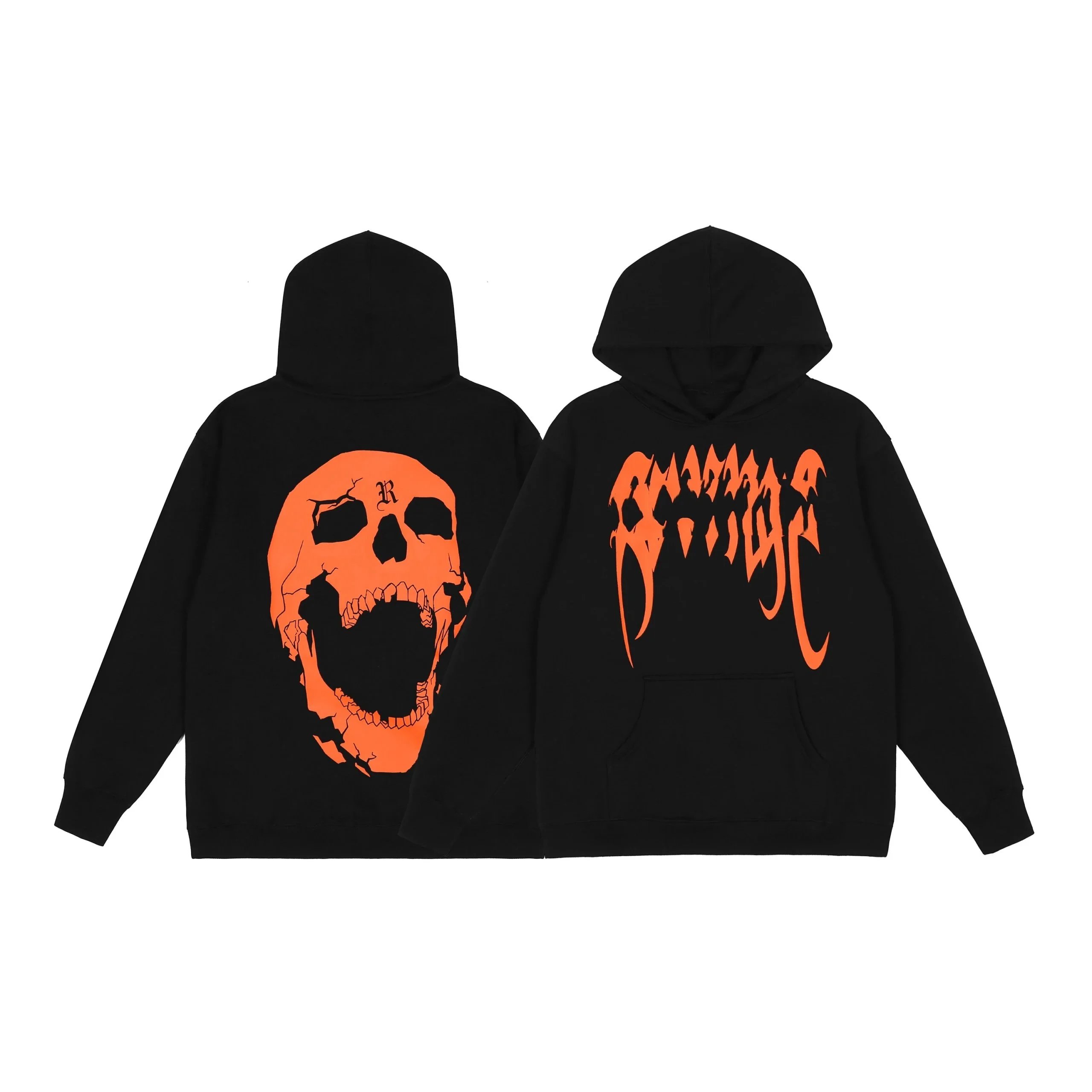Revenge Hoodies & Sweatshirts Graphic Print Pullover Hoodie — 30