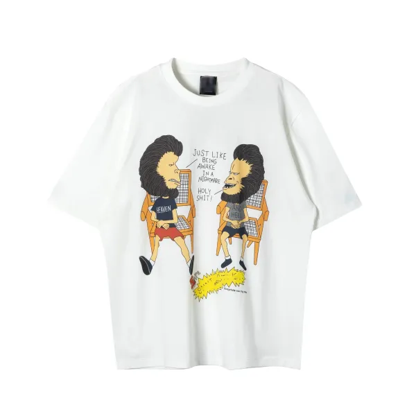 Design Beavis and Butt-Head Nightmare Graphic T-Shirt White - 1