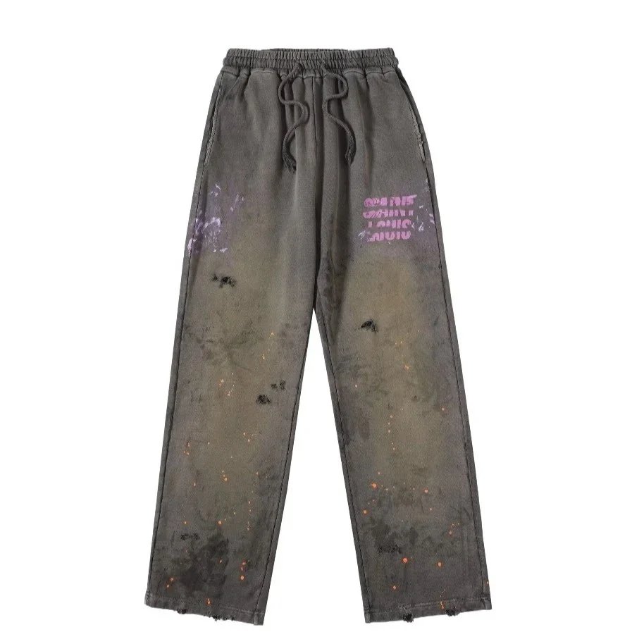Unbranded Trousers Graphic Drawstring Sweatpants — 04