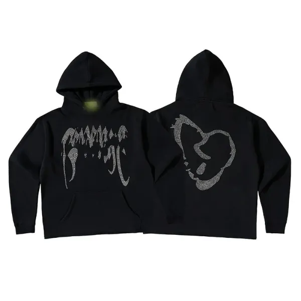 Design Graphic Hoodie Black - 1