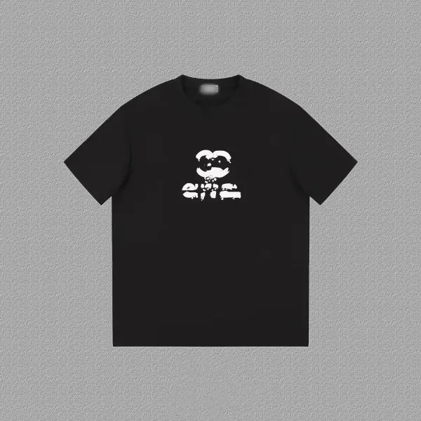 Design Abstract Graphic Black T-Shirt - 1