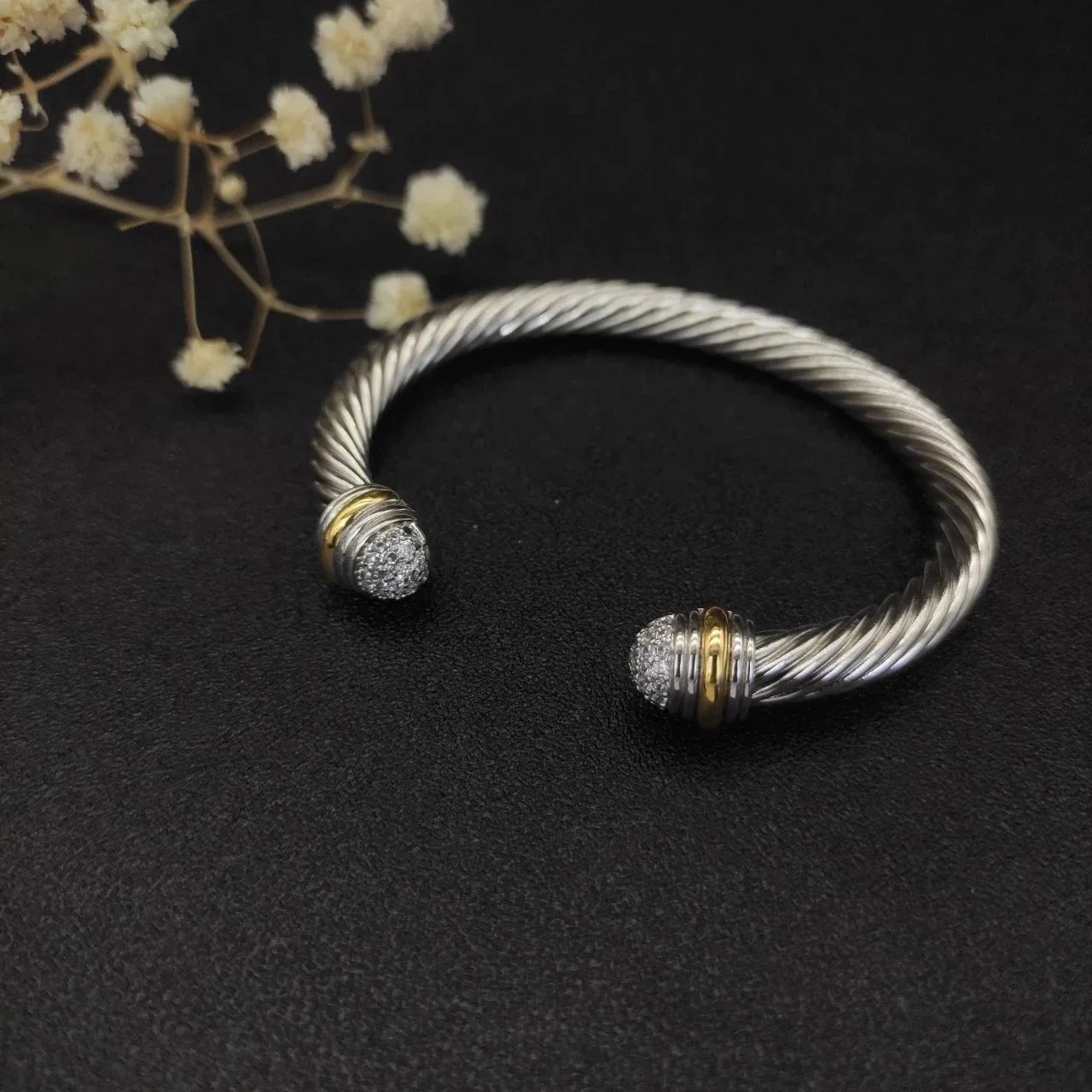 Design David Yurman Cable Classics Bracelet Rose Gold Bracelet Jewelry - 6