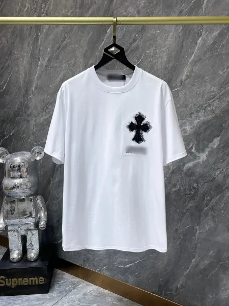 Chrome Hearts Cross Print Pocket T-Shirt White - 1