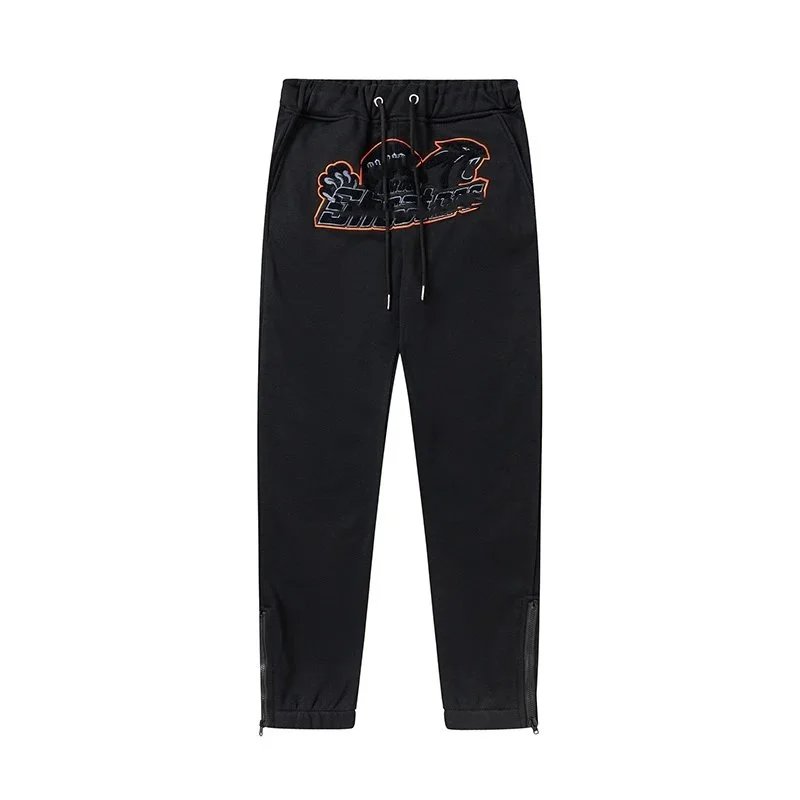 Design Distressed Gradient Sweatpants Black - 4