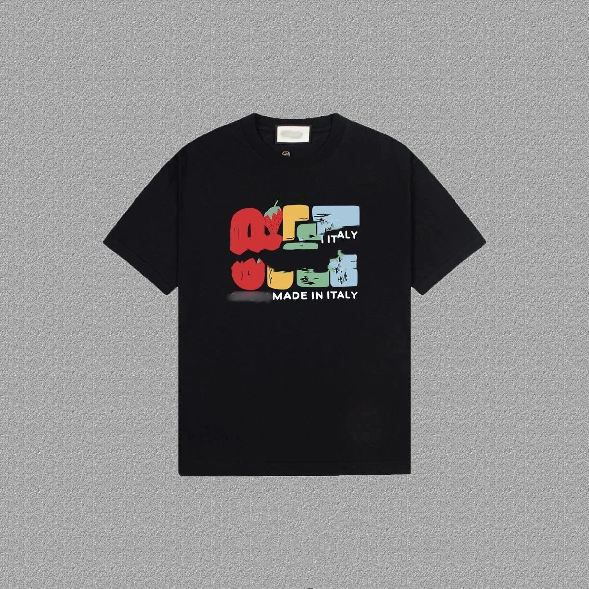 Design Mimesi Fantastica Wave Graphic T-Shirt Black T-Shirts - 5