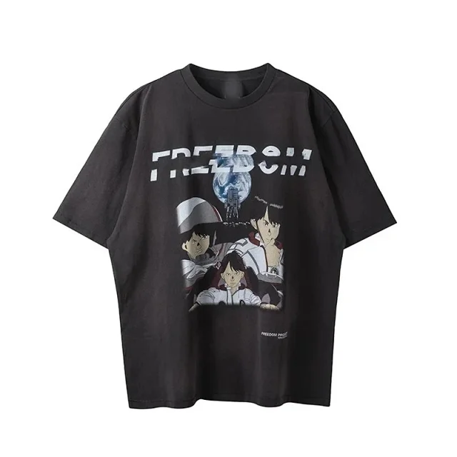 Unbranded T-Shirts Oversized Graphic Print T-Shirt product detail image 6