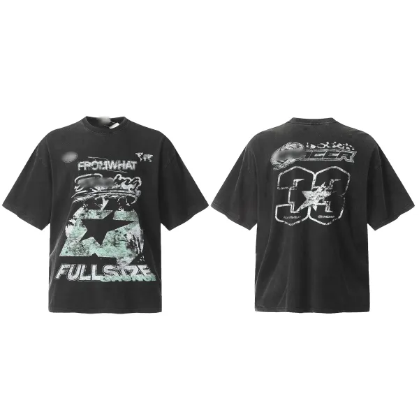 Far From What Fullsize Graphic Tee Black T-Shirts - 1