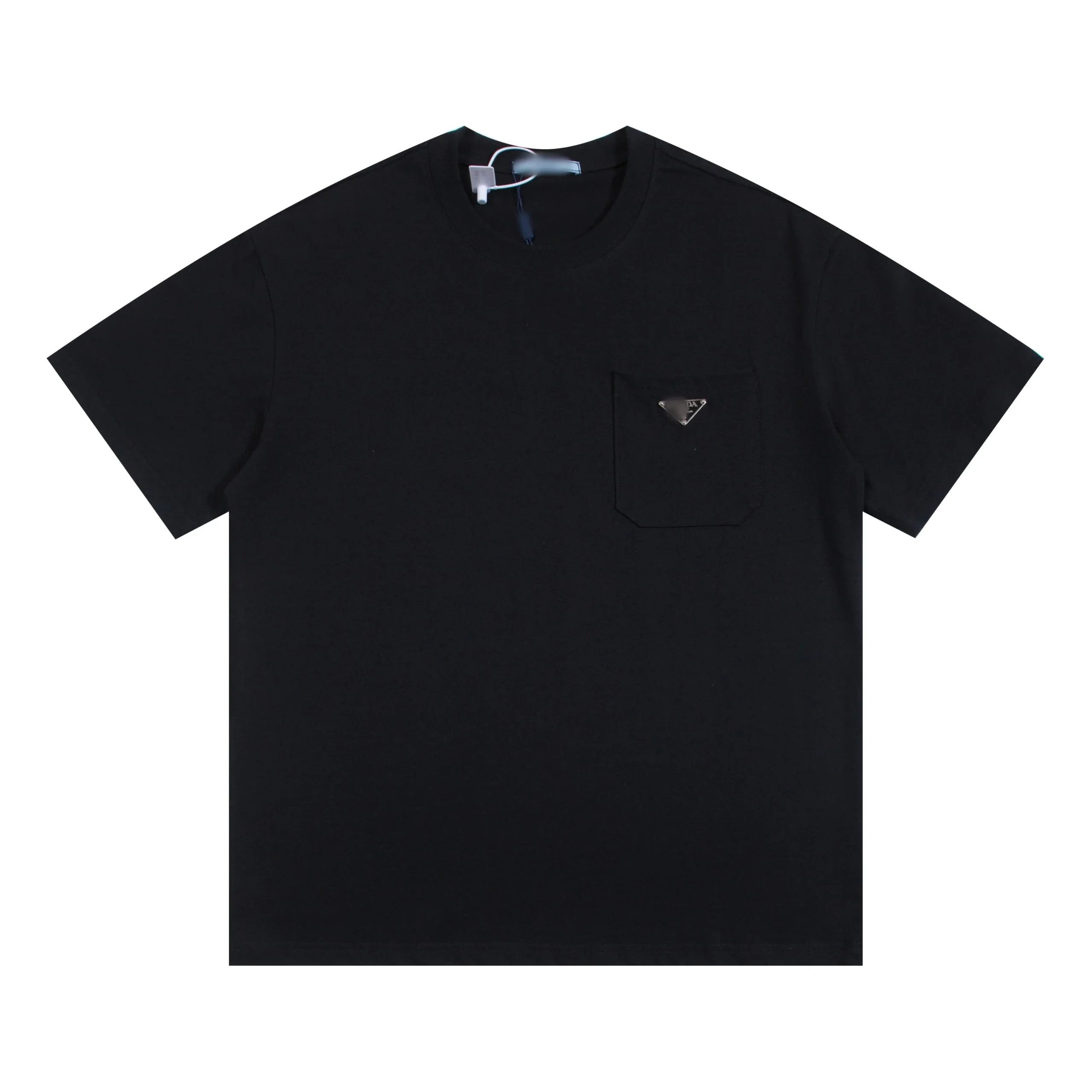 Prada T-Shirts Short-Sleeve Logo Graphic — 28