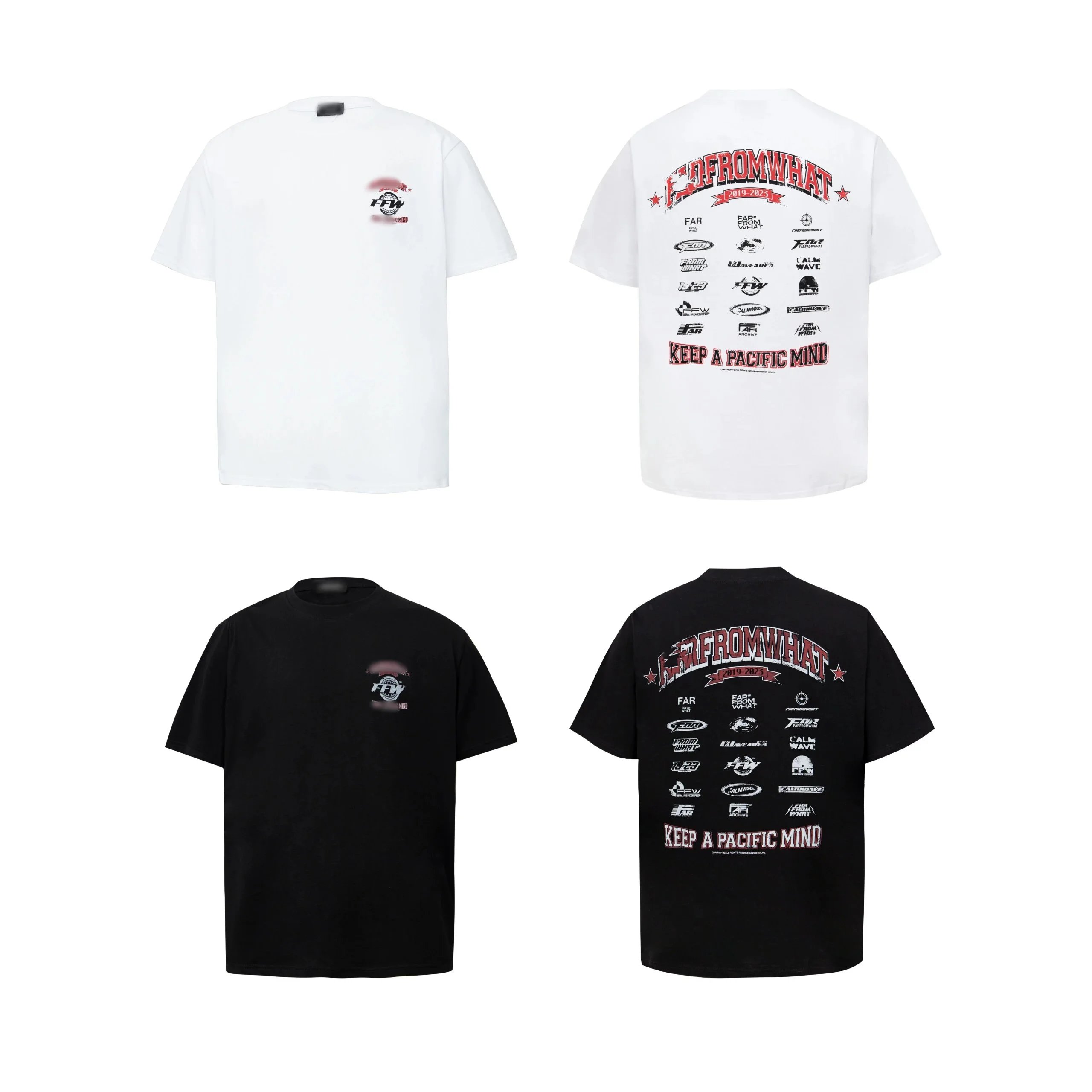 Far From What T-Shirts Graphic Print Crew Neck T-Shirt image 3